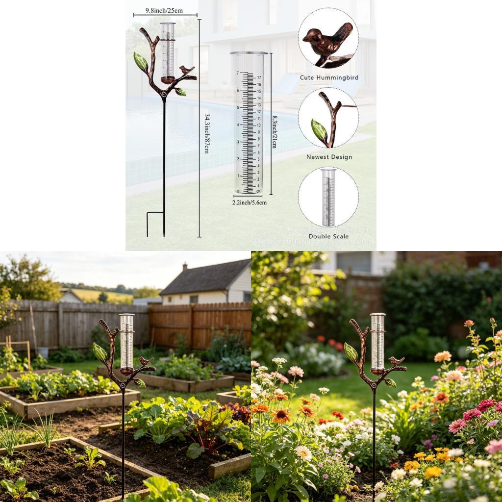 Plant Monitor - L43A Coletor artístico água para jardim