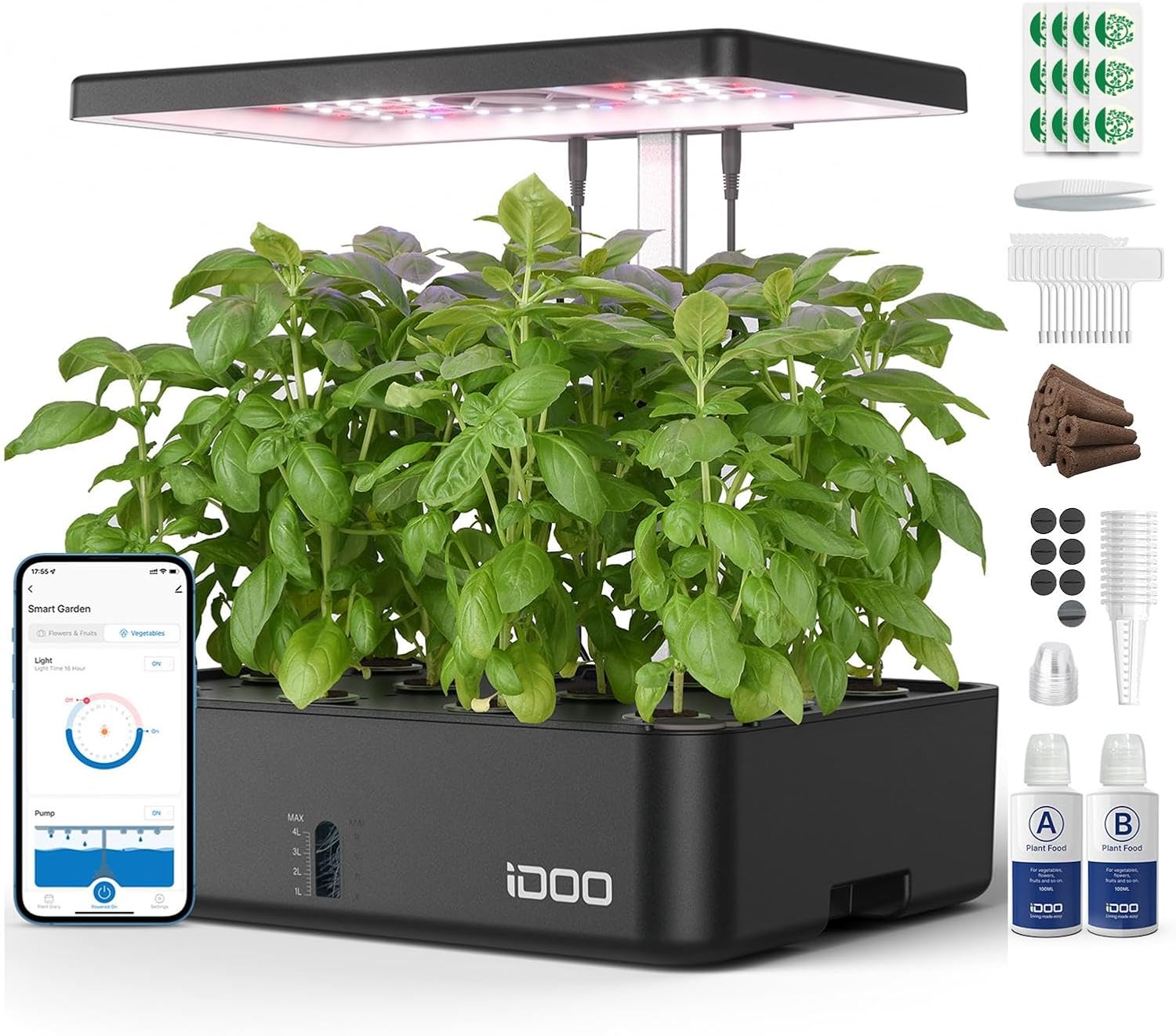 Indoor Garden Kit - Sistema de Cultivo Hidropônico WiFi com
