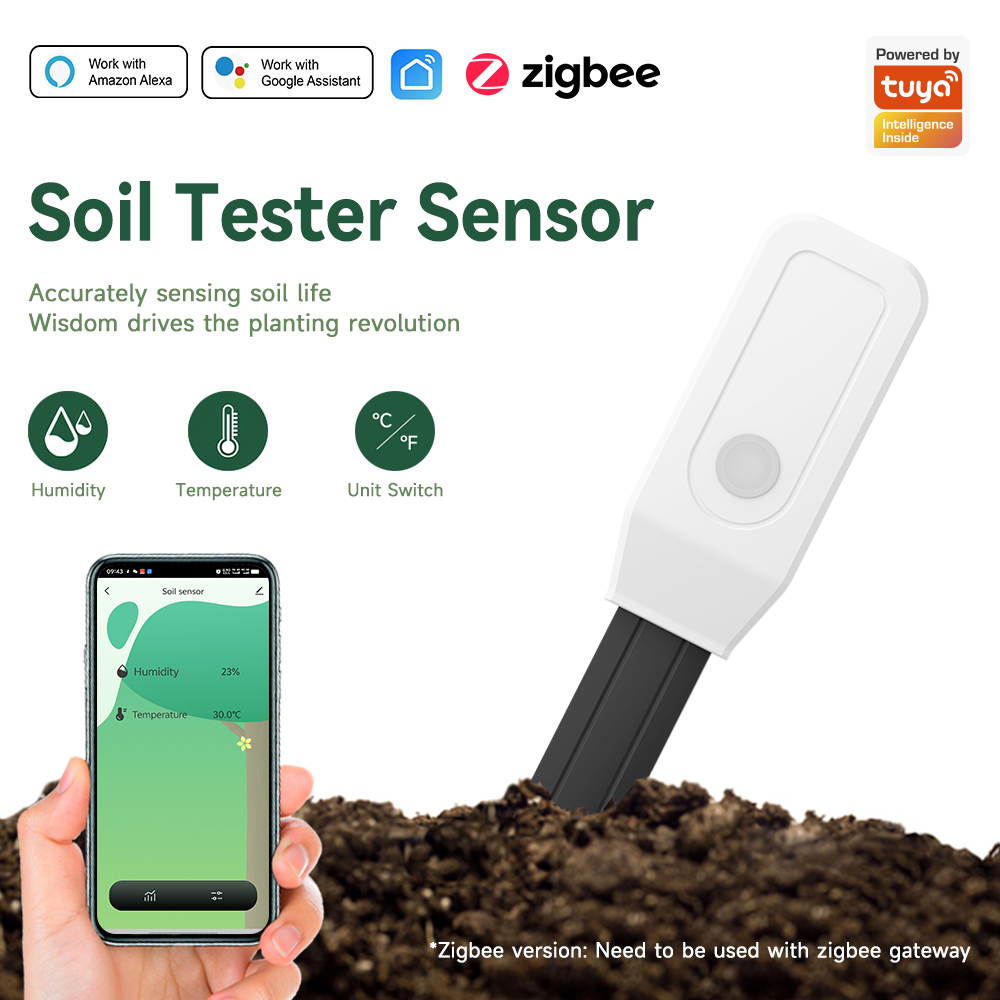 Hseno tuya zigbee inteligente  - Plant Monitor avaliação e preço