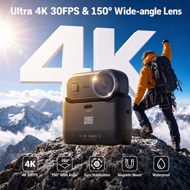 Câmera APEX Action 4K Mini POV - Garden Camera avaliação e preço