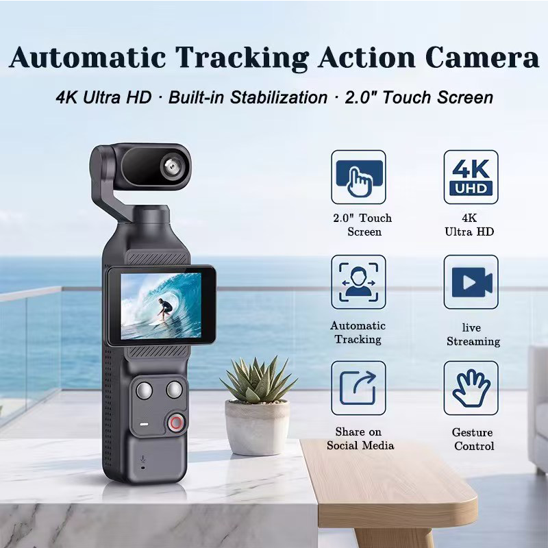 Câmera de ação com estabilizad - Garden Camera avaliação e preço
