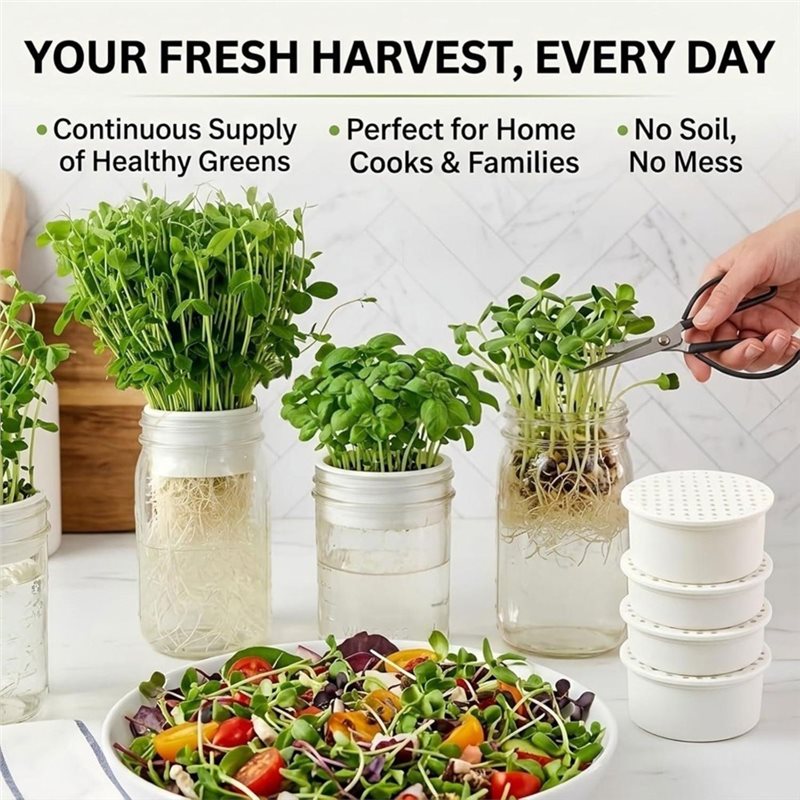 AB34 – Mini plantadores de veg - Indoor Garden Kit avaliação e preço