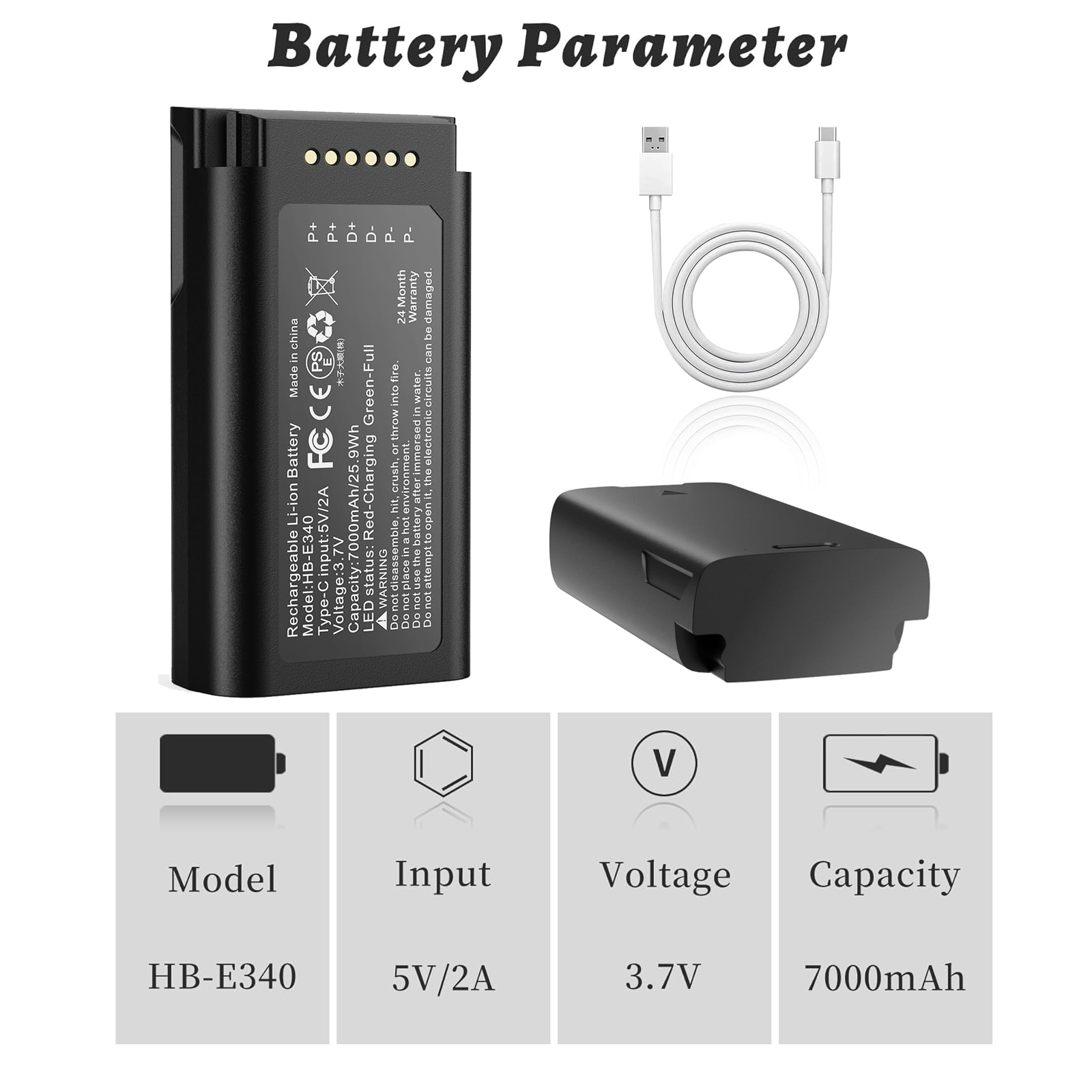 Bateria de lítio recarregável  - Eufy Camera S340 avaliação e preço