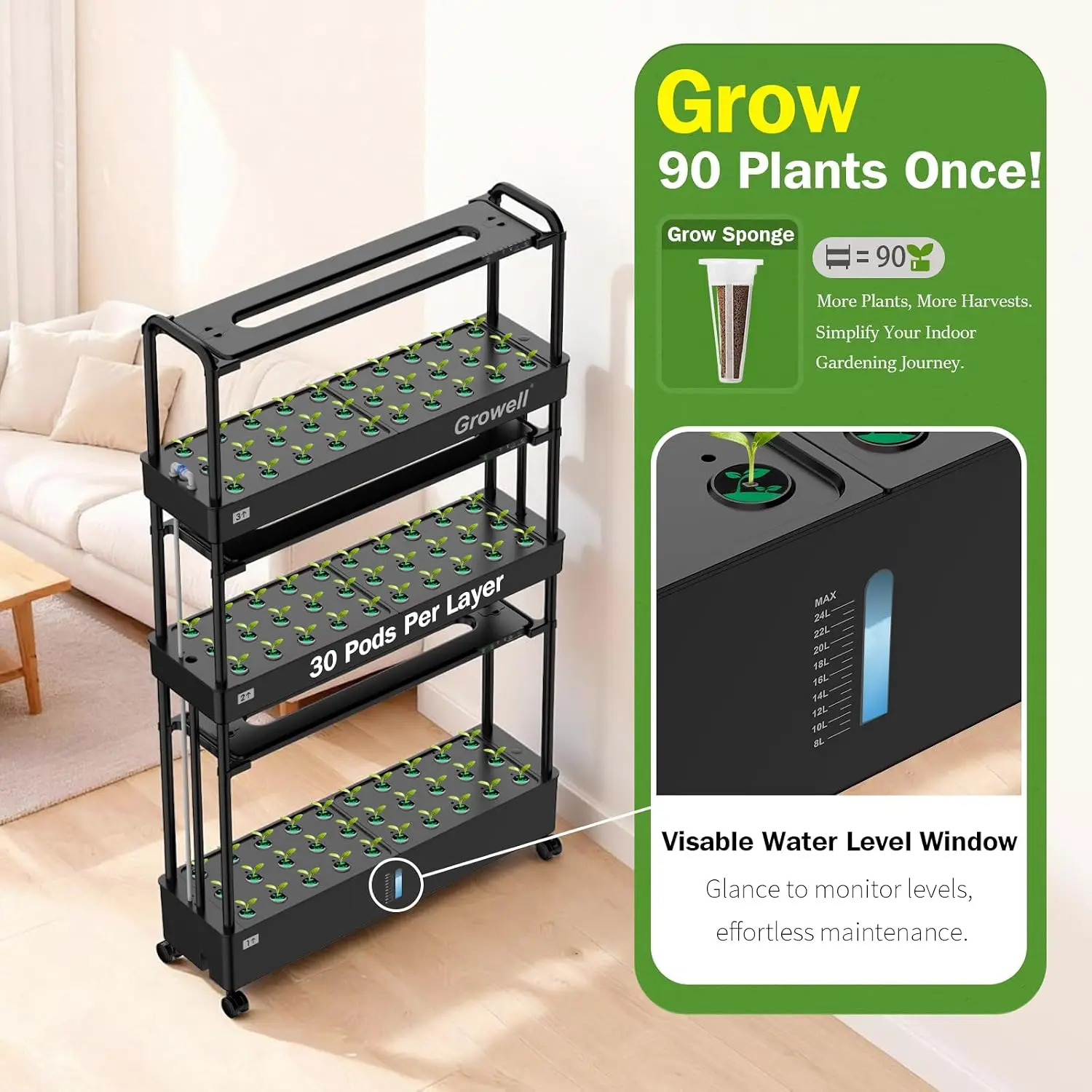 Grande Kit de Sistema de Culti - Indoor Garden Kit avaliação e preço